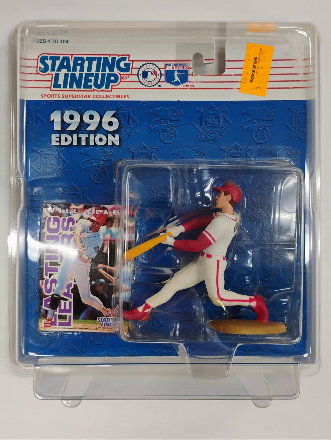 1996 Starting Lineup Baseball Will Clark Sealed
