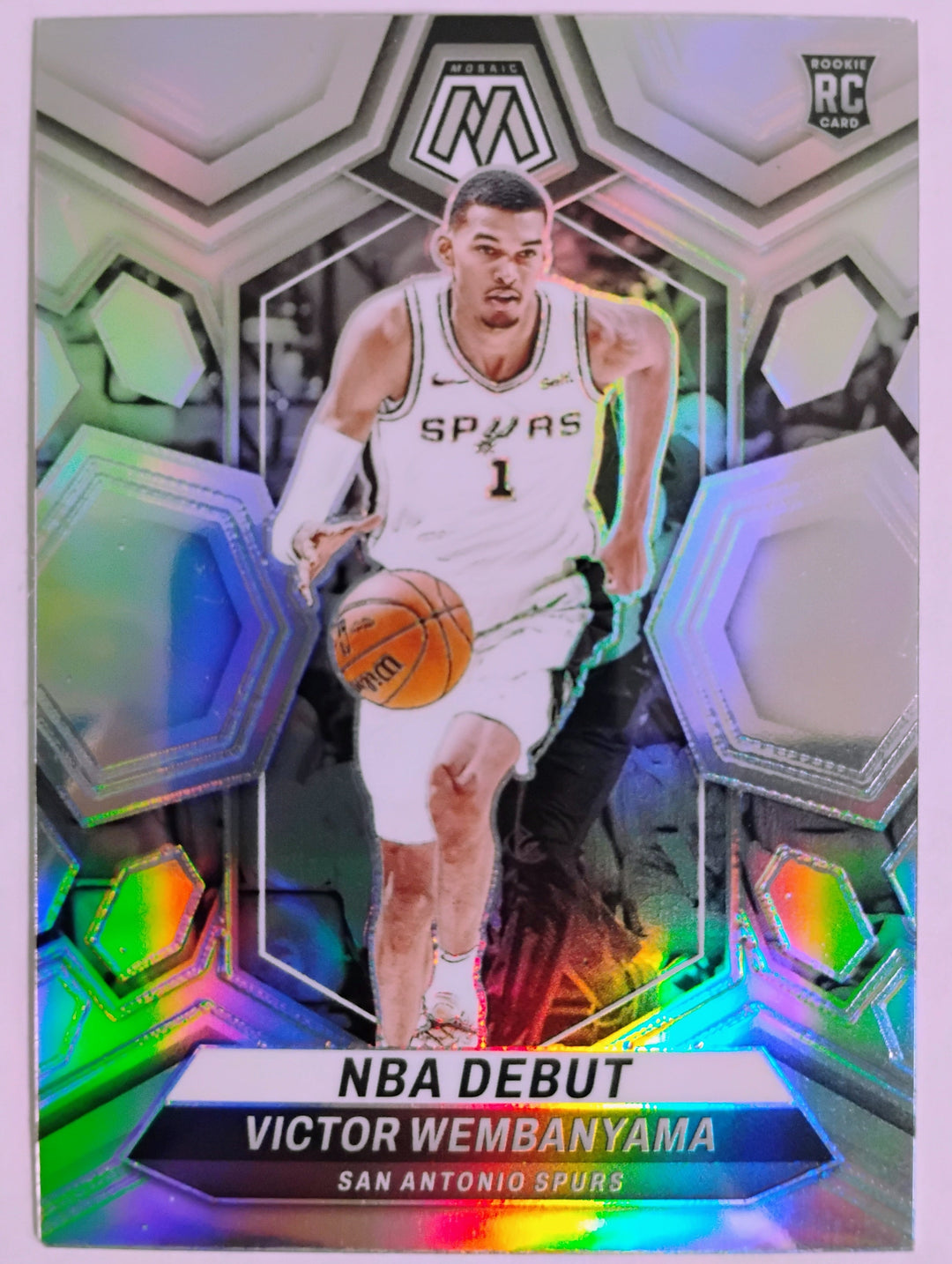 2023-24 Panini Mosaic Basketball Victor Wembanyama RC #257 Prizm