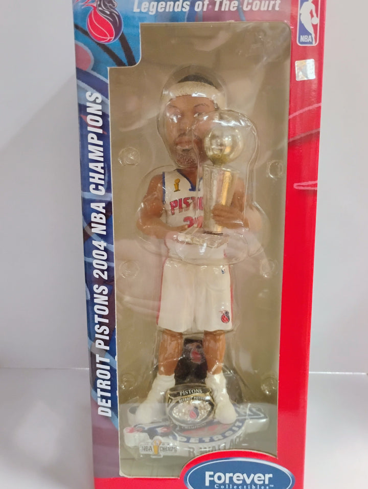 2004 Forever Collectibles Detroit Pistons Basketball Champions Rasheed Wallace Bobblehead