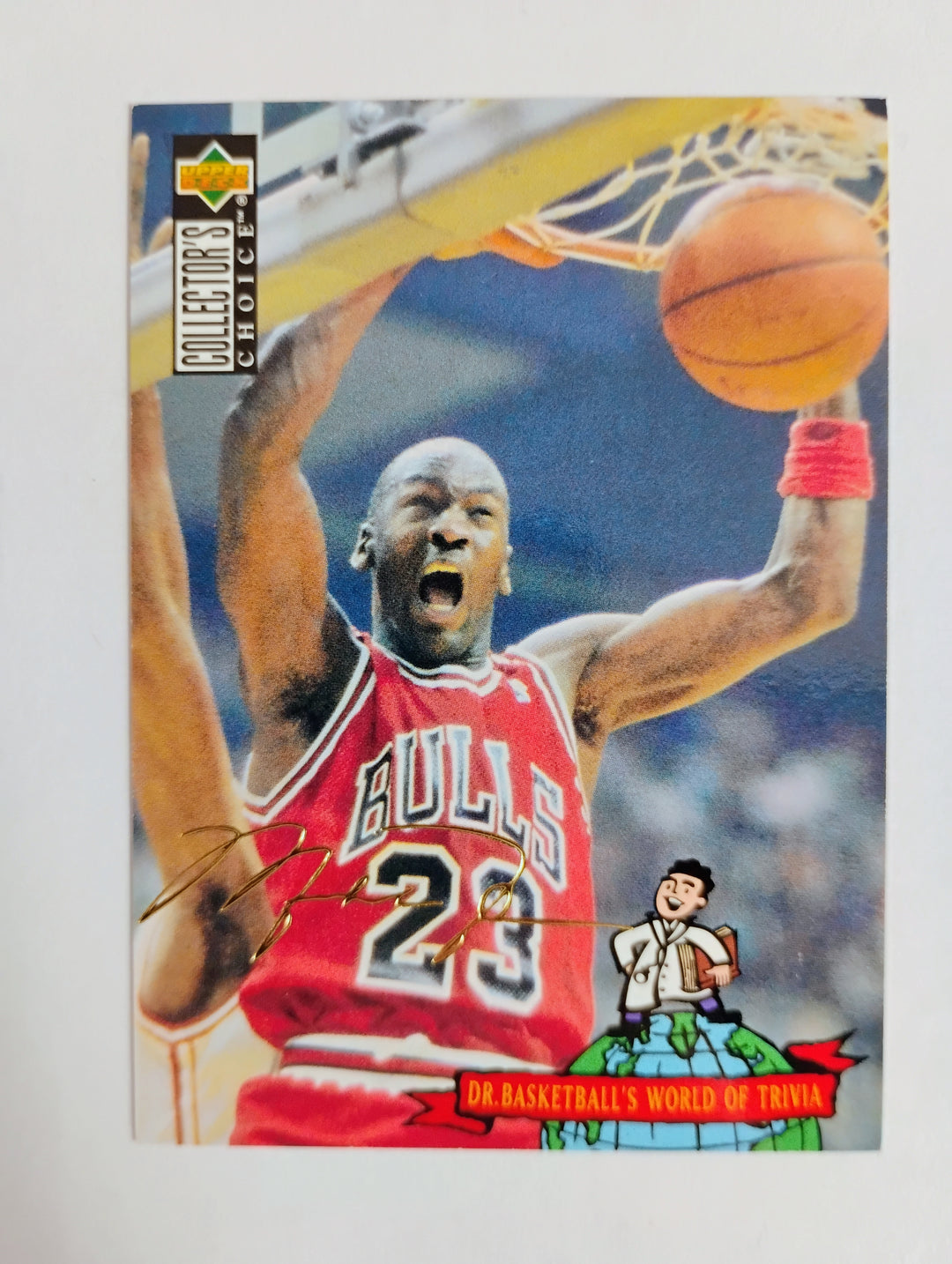1994-95 Collector's Choice Basketball Michael Jordan #402 Gold Signature