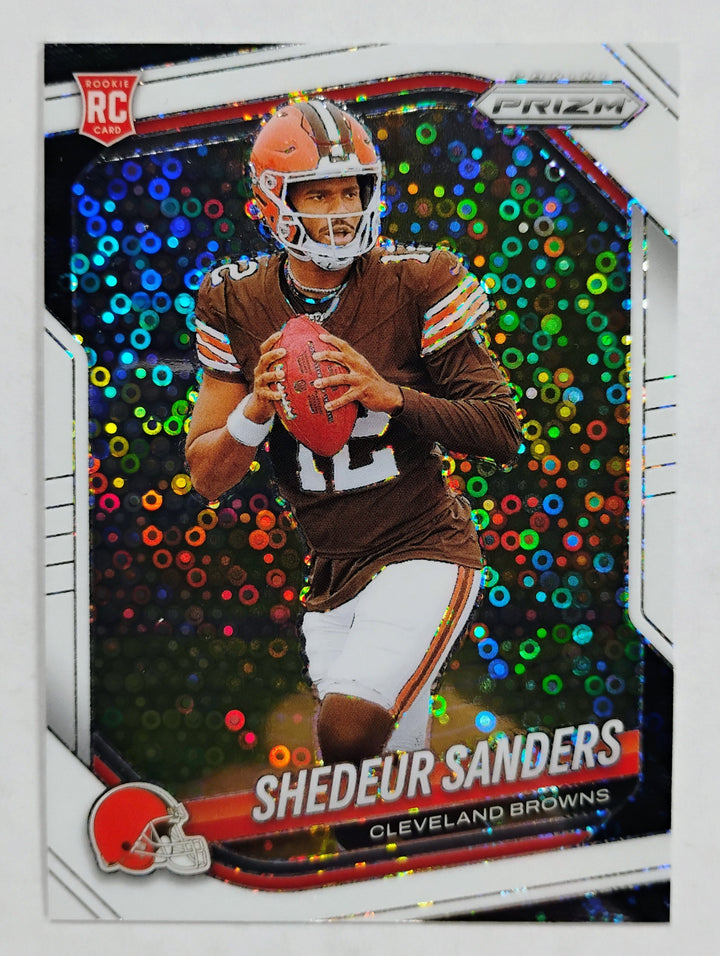 2025 Panini Prizm Football Shedeur Sanders Disco Prizm Rookie #302