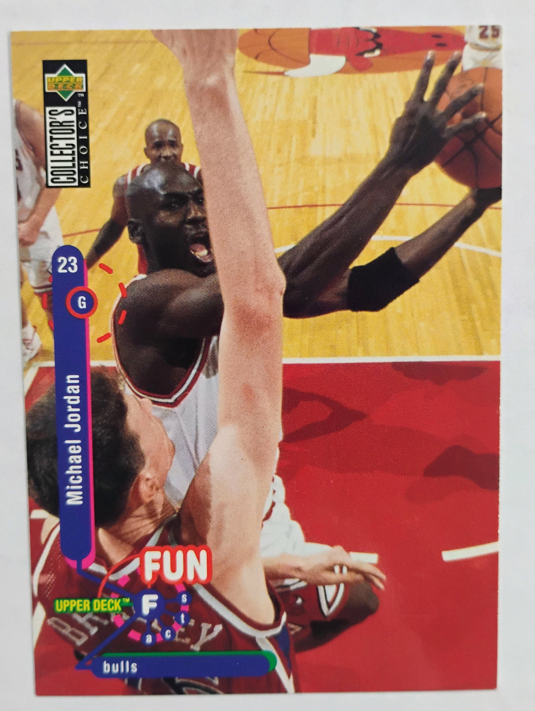 1994-95 Collector's Choice Basketball Michael Jordan #169 Fun Facts