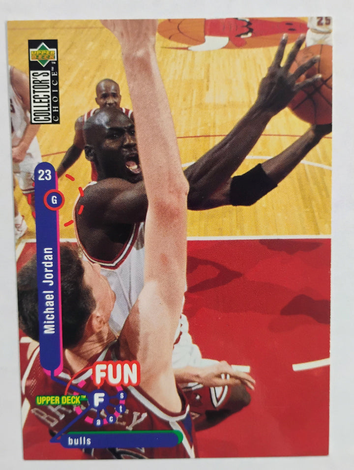 1994-95 Collector's Choice Basketball Michael Jordan #169 Fun Facts