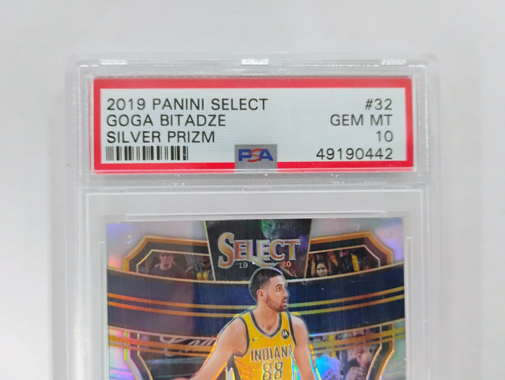 2019 Select Basketball Goga Bitadze #32 Silver Prizm PSA GEM MT 10