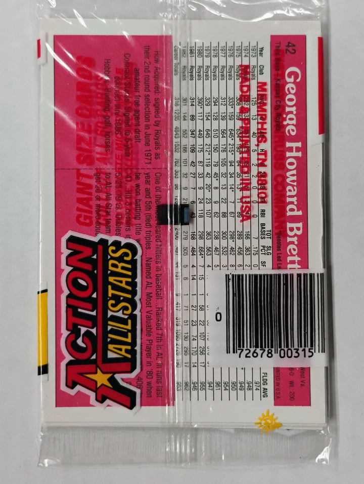 1983 Donruss Action All Stars Baseball Pack