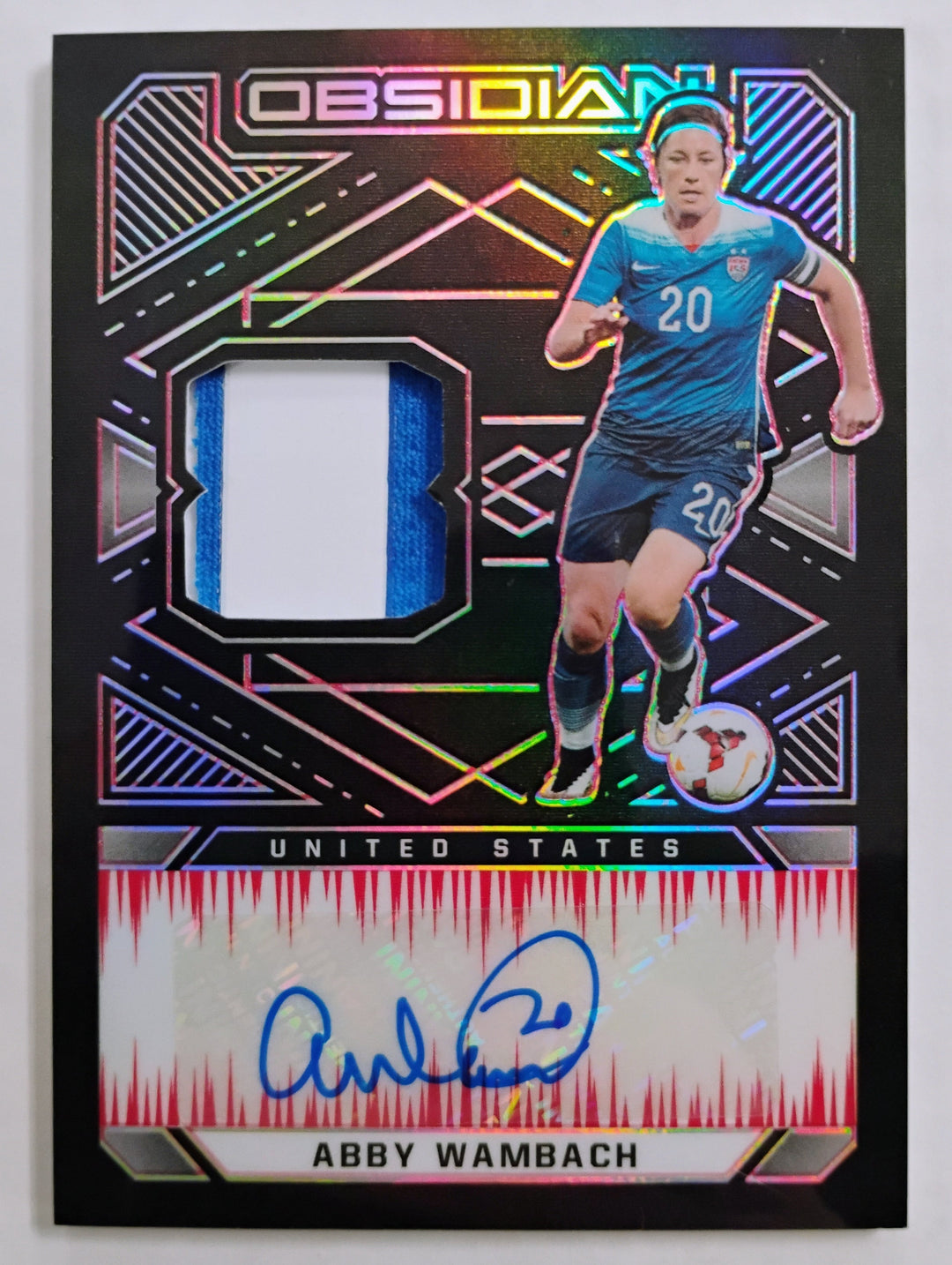 2021-22 Panini Obsidian Soccer Abby Wambach #JA-WAM 13/25