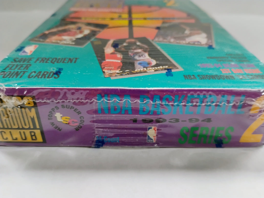 1993-94 Topps Stadium Club Basketball Series 2 Hobby Box (36 ct)