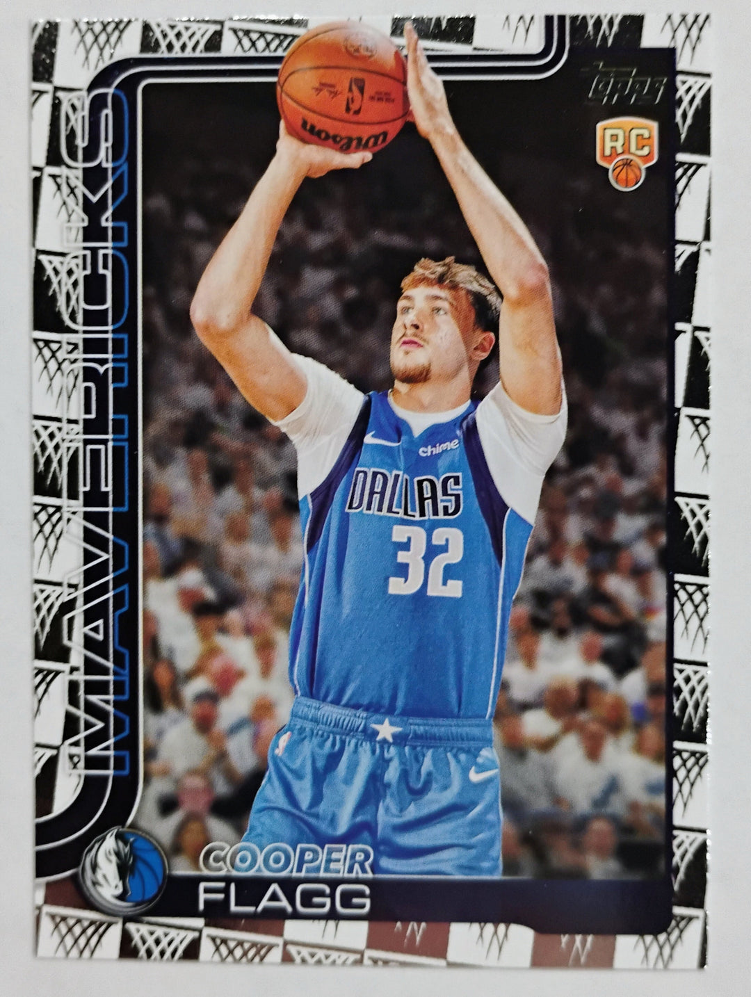 2025 Topps Basketball Cooper Flagg RC #201 Net Border