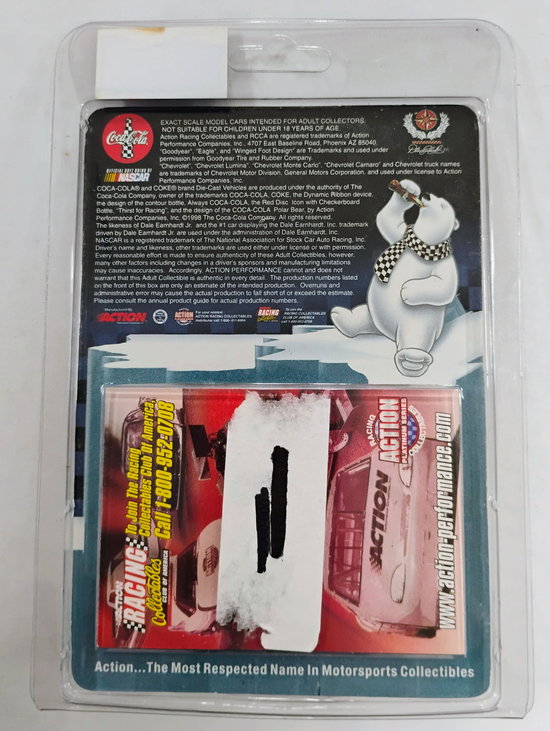 NASCAR Racing Dale Earnhardt Jr. #1 Coca Cola Racing Car Sealed