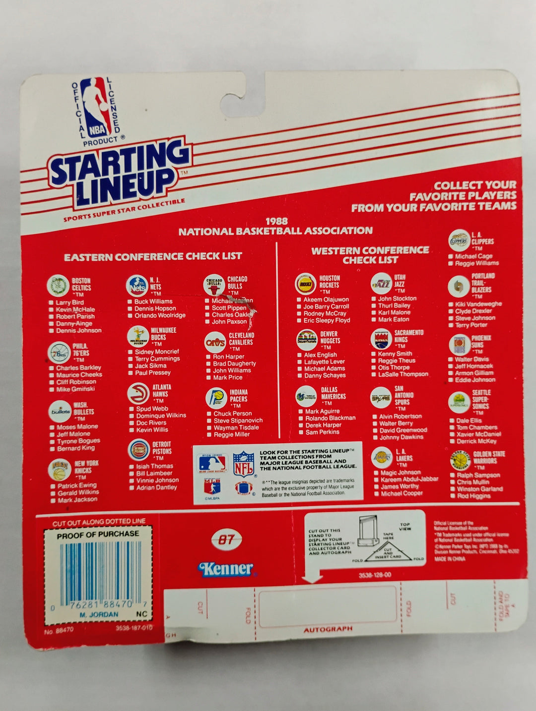 1988 Kenner Starting Lineup Michael Jordan RC