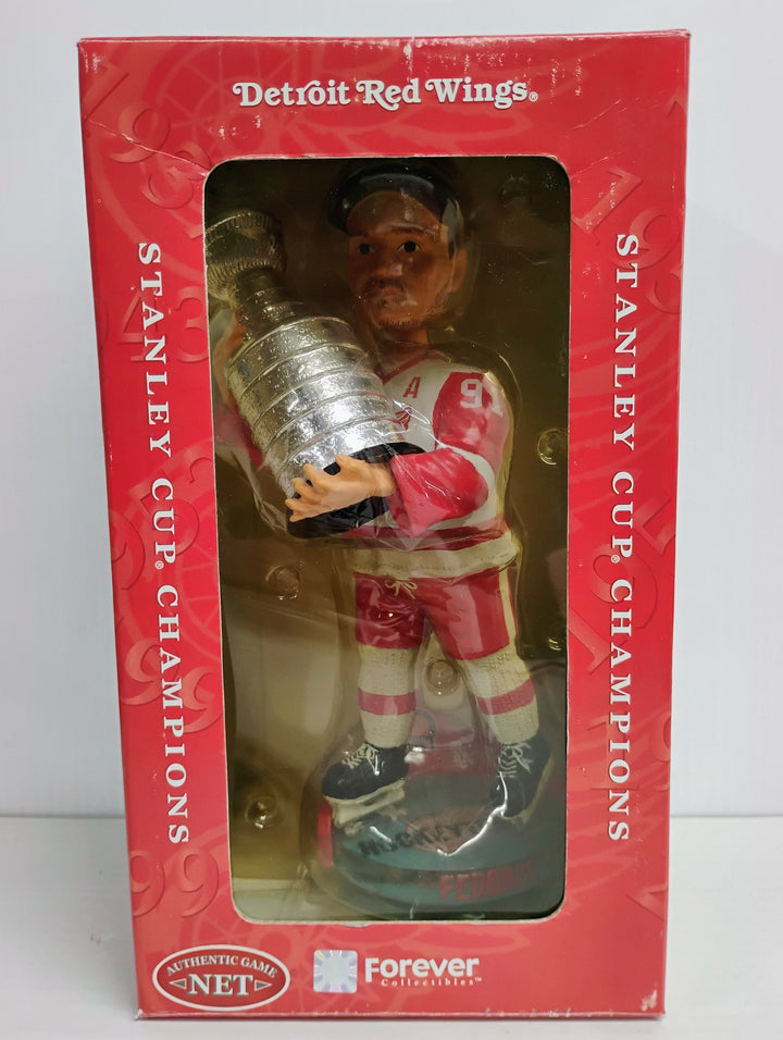 2002 Forever Collectibles "Men Of Ice" Sergei Fedorov Detroit Rew Wings Stanley Cup Champions