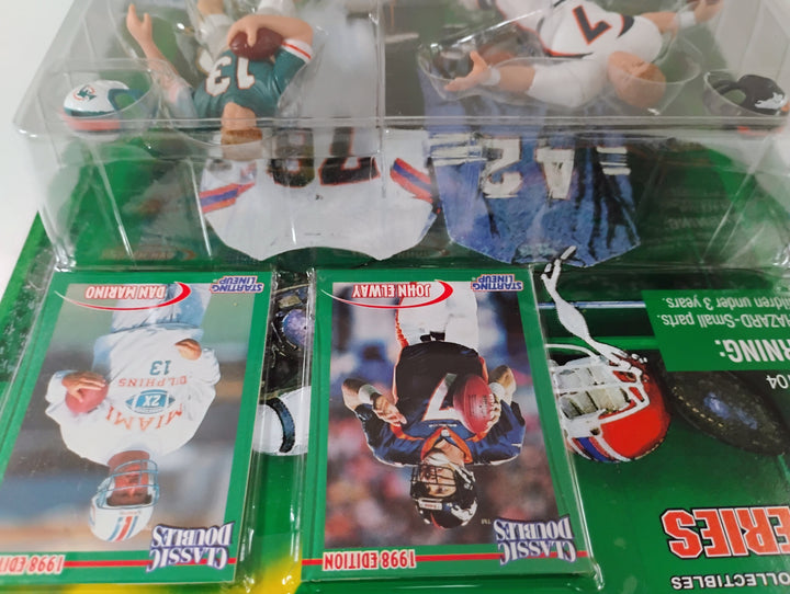 1998 Kenner Starting Lineup Classic Doubles John Elway/Dan Marino Sealed