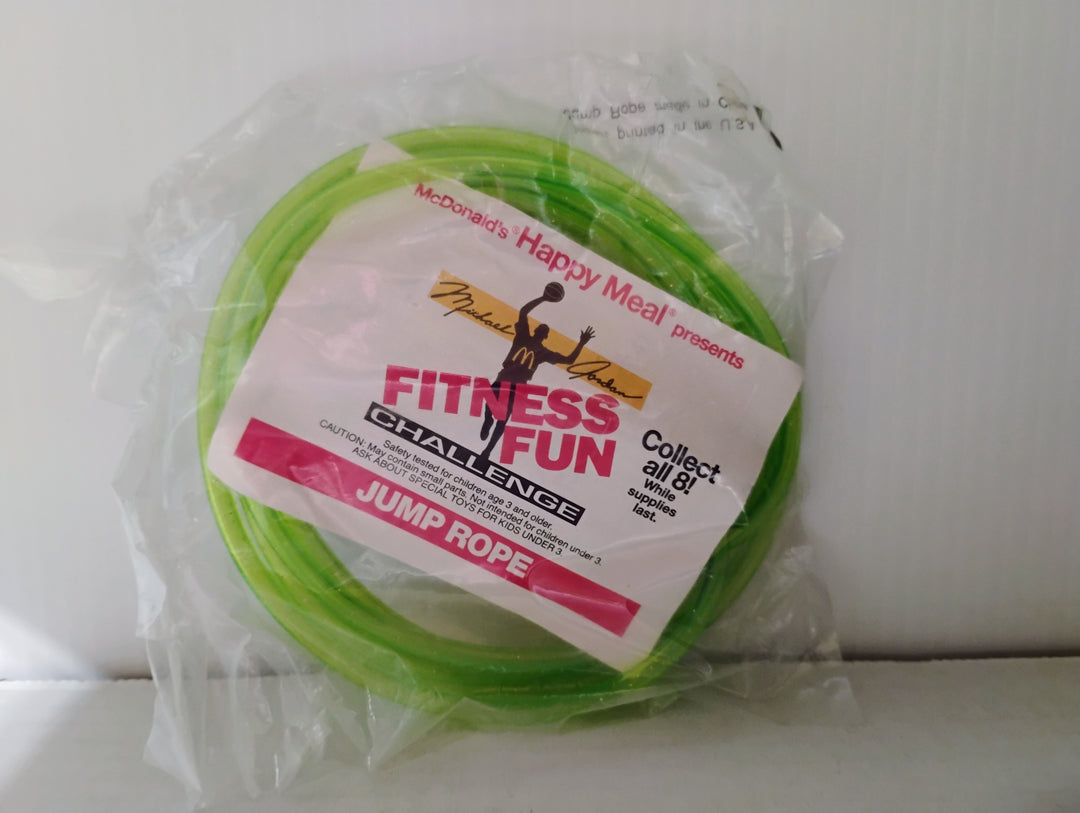 1991 Mcdonalds Michael Jordan Fitness Fun Jump Rope Sealed