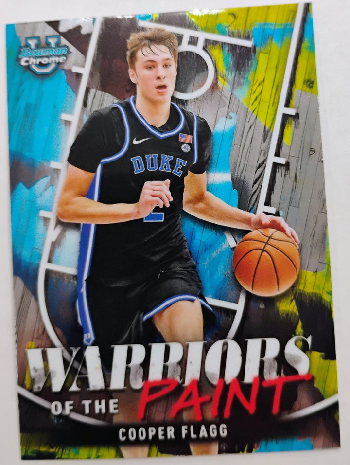 2025 Bowman Chrome U Basketball  Cooper Flagg #WP-7 Warriors Of The Paint