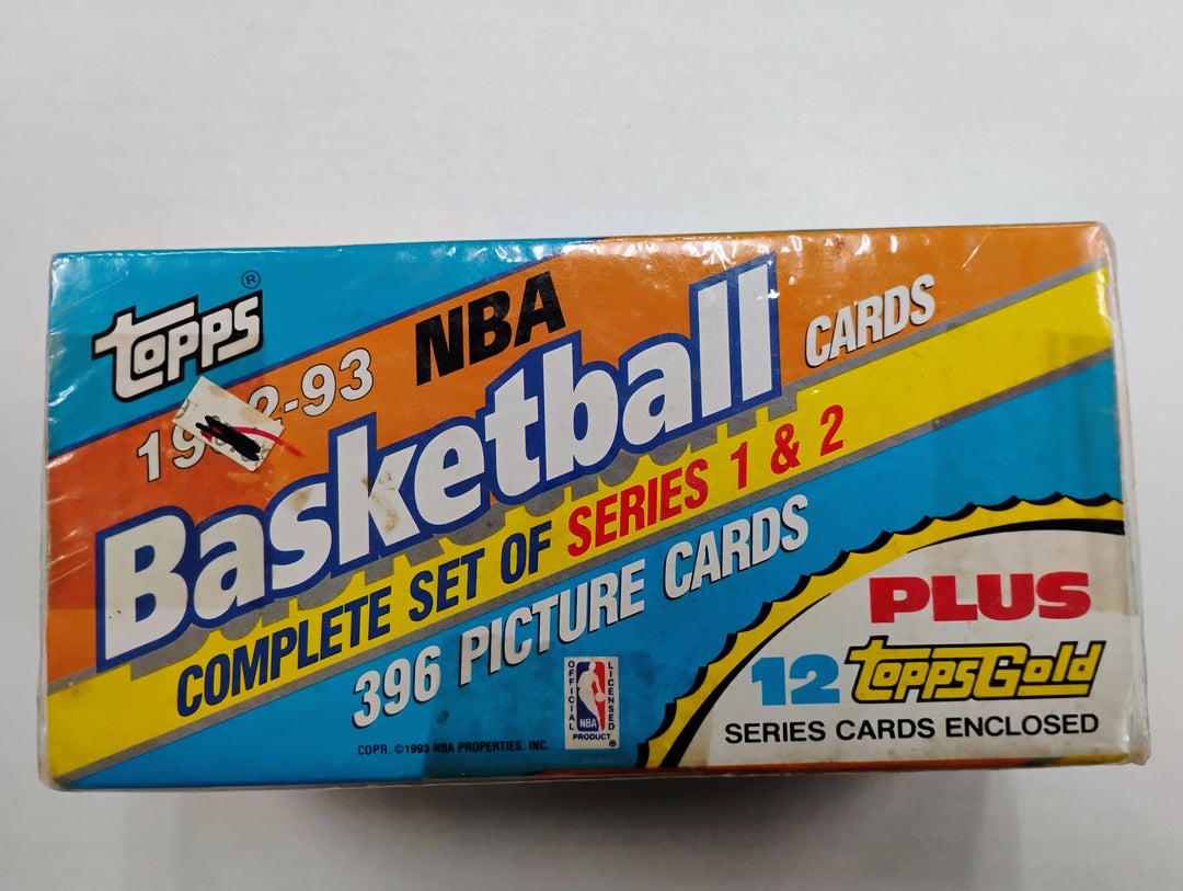1992-93 Topps Series 1 & 2 Basketball Complete Factory Sealed Set