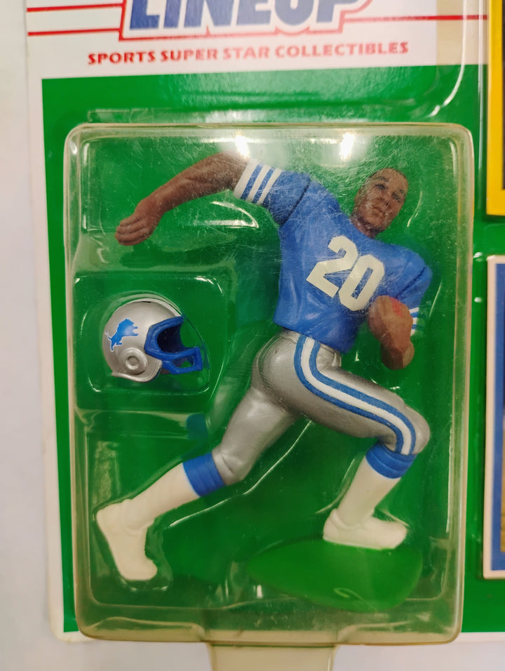 1990 Kenner Starting Line Up Barry Sanders Rookie Year Card