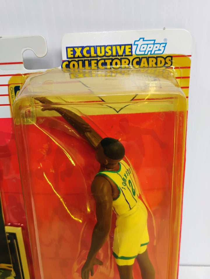 1993 Starting Lineup Larry Johnson Exclusive Topps Cards