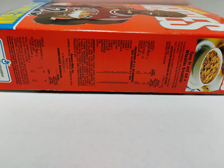 18 oz General Mills Wheaties Michael Jordan W/ Gym Bag & Wheaties Box  Empty Box