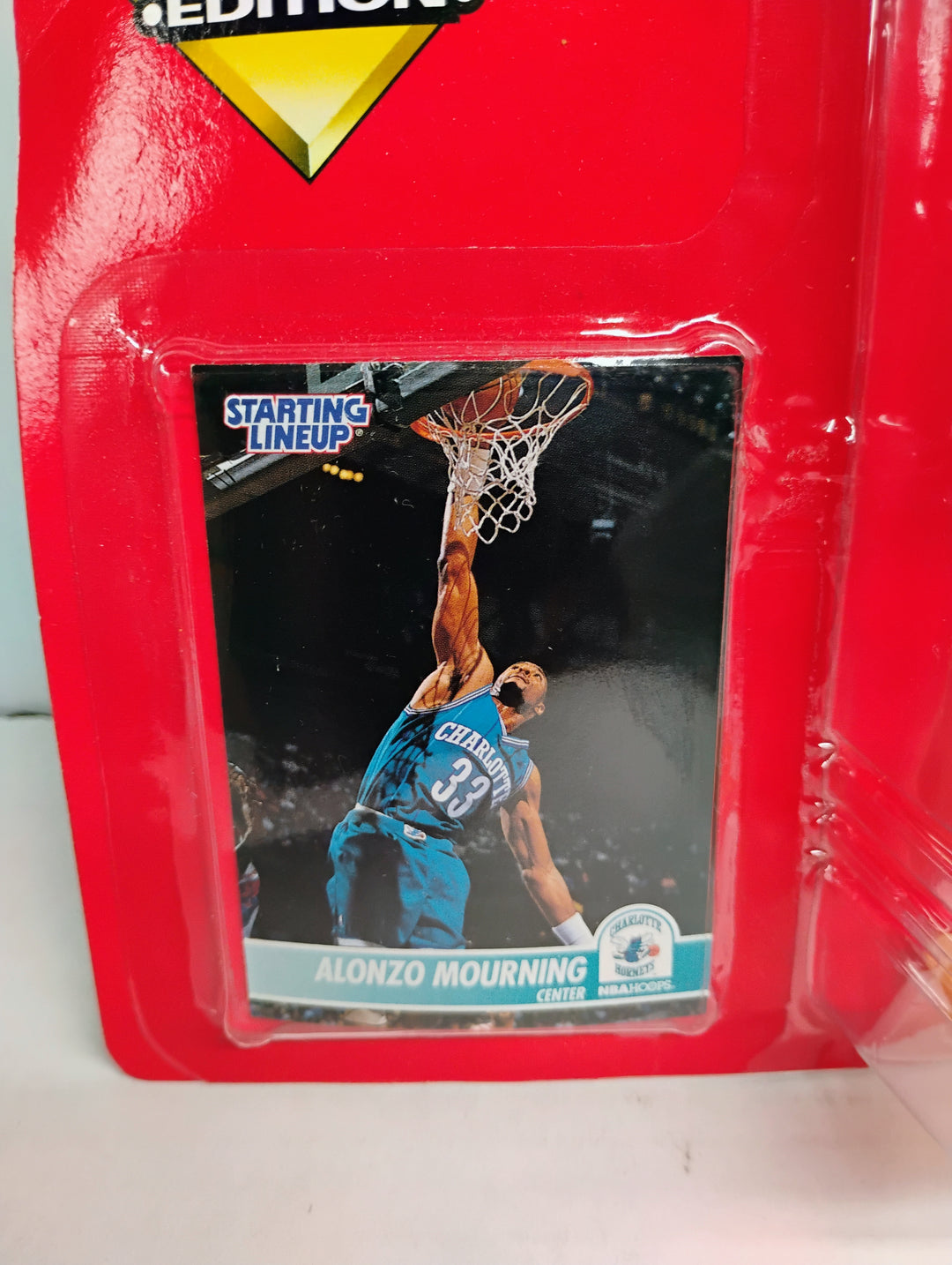 1995 Kenner Starting Lineup Alonzo Mourning "Dunking"