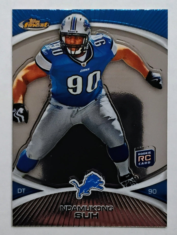 2010 Topps Finest Football Ndamukong Suh RC #52