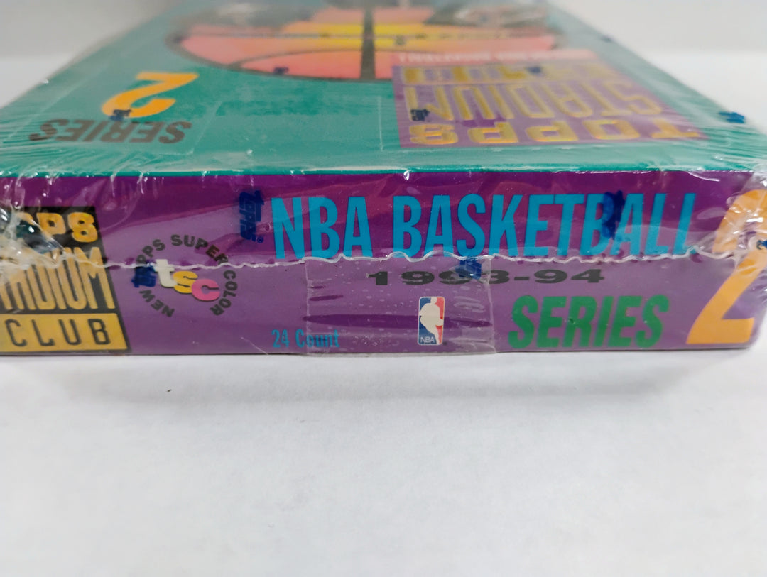 1993-94 Topps Stadium Club Basketball Series 2 Hobby Box (36 ct)