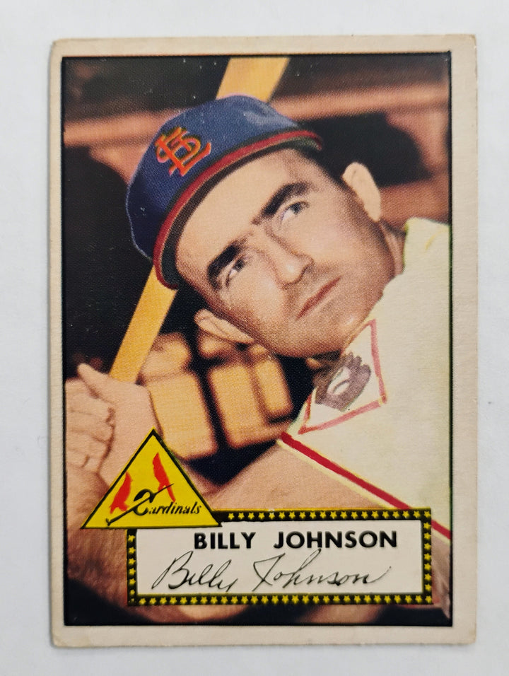 1952 Topps Baseball Billy Johnson #83 Red Back
