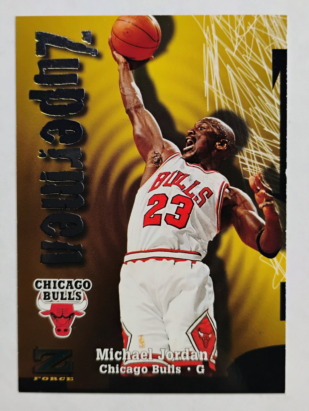 1997-98 Skybox Z Force Basketball Michael Jordan #190 Zuperman