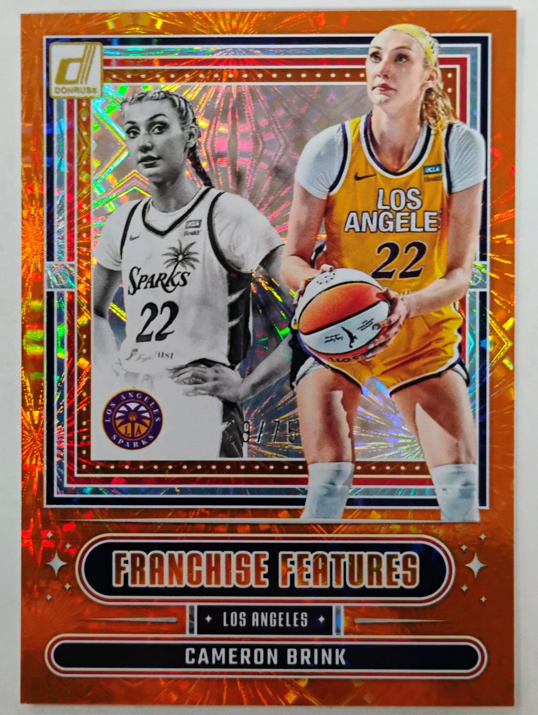 2025 Panini WNBA Donruss Basketball Cameron Brink #2 Franchise Features 29/75