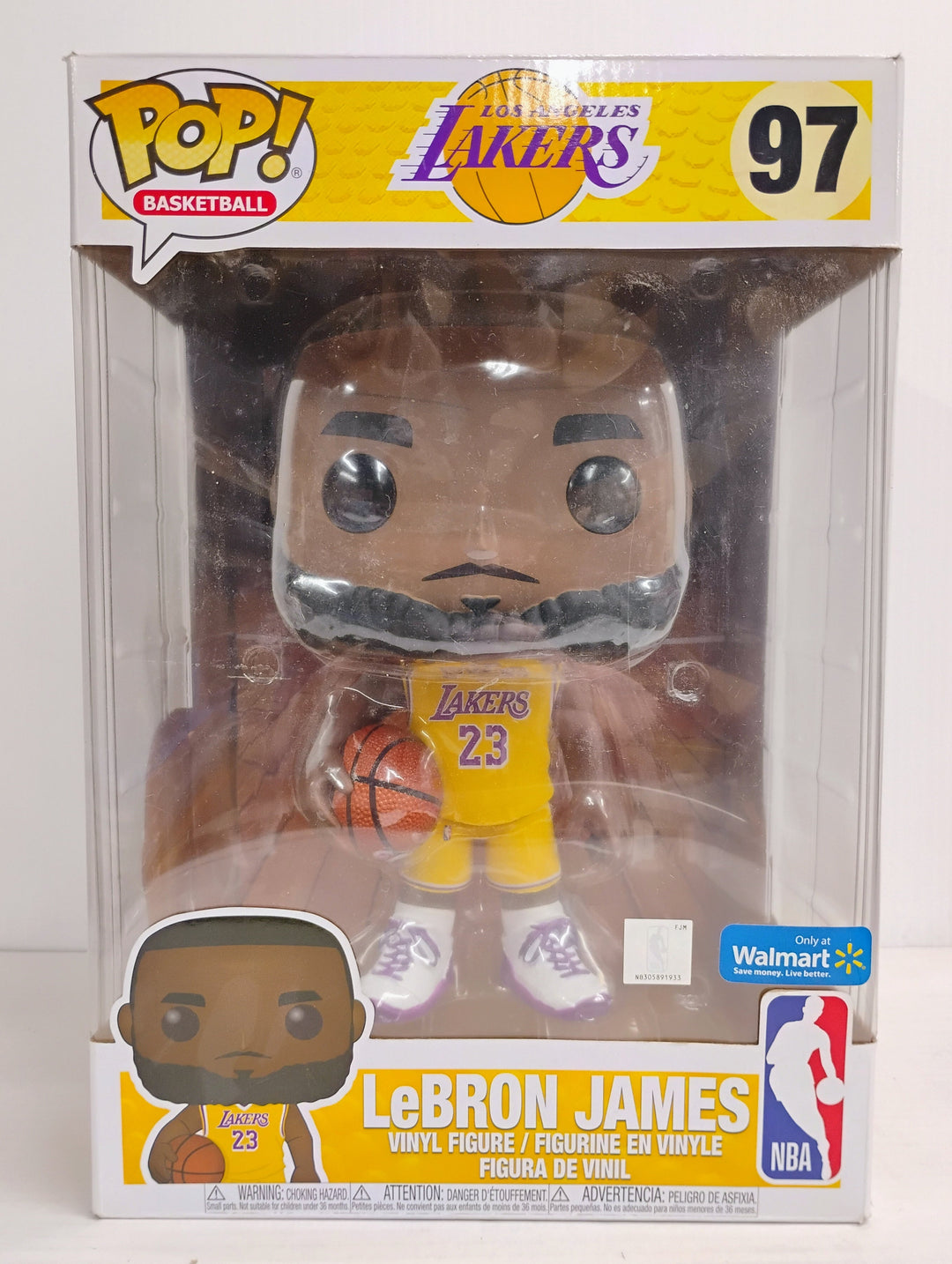 Funko Pop Vinyl 10 Inch Lebron James #97  Walmart Exclusive