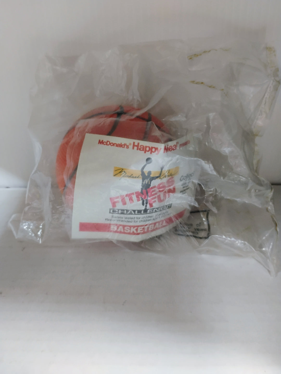 1991 Mcdonalds Michael Jordan Fitness Fun Basketball Sealed