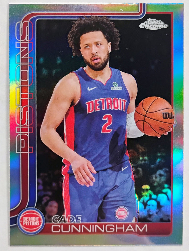 2025 Topps Chrome Basketball Cade Cunningham #88 Refractor
