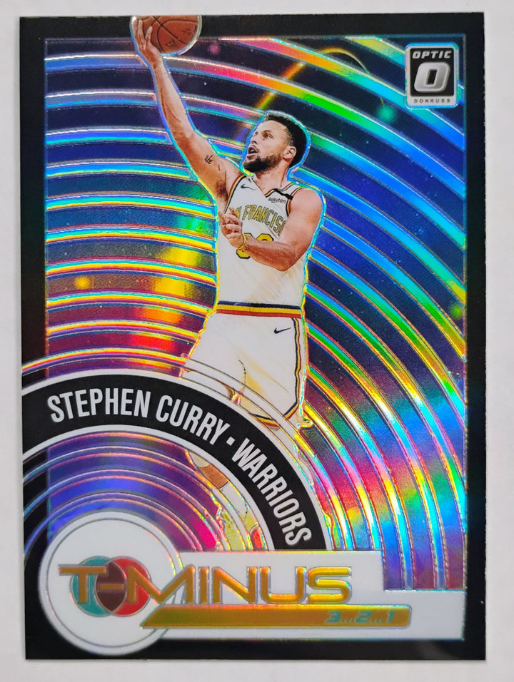 2020-21 Panini Donruss Optic Basketball Stephen Curry #1 T-Minus 3...2...1... Prizm