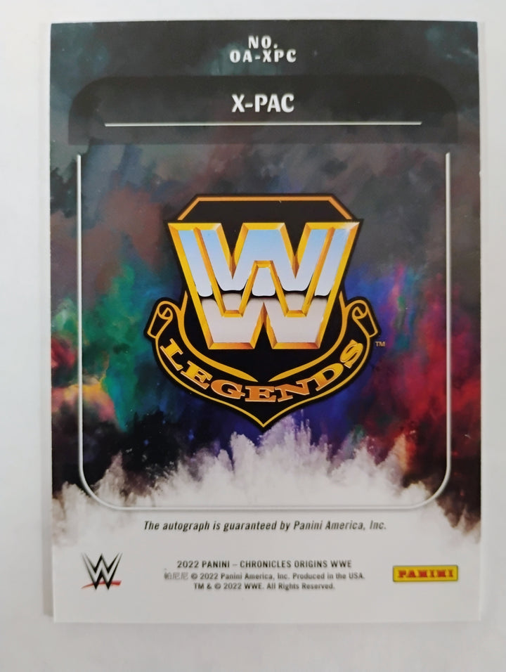 2022 Chronicles Origins X-Pac WWE Autograph  #OA-XPC