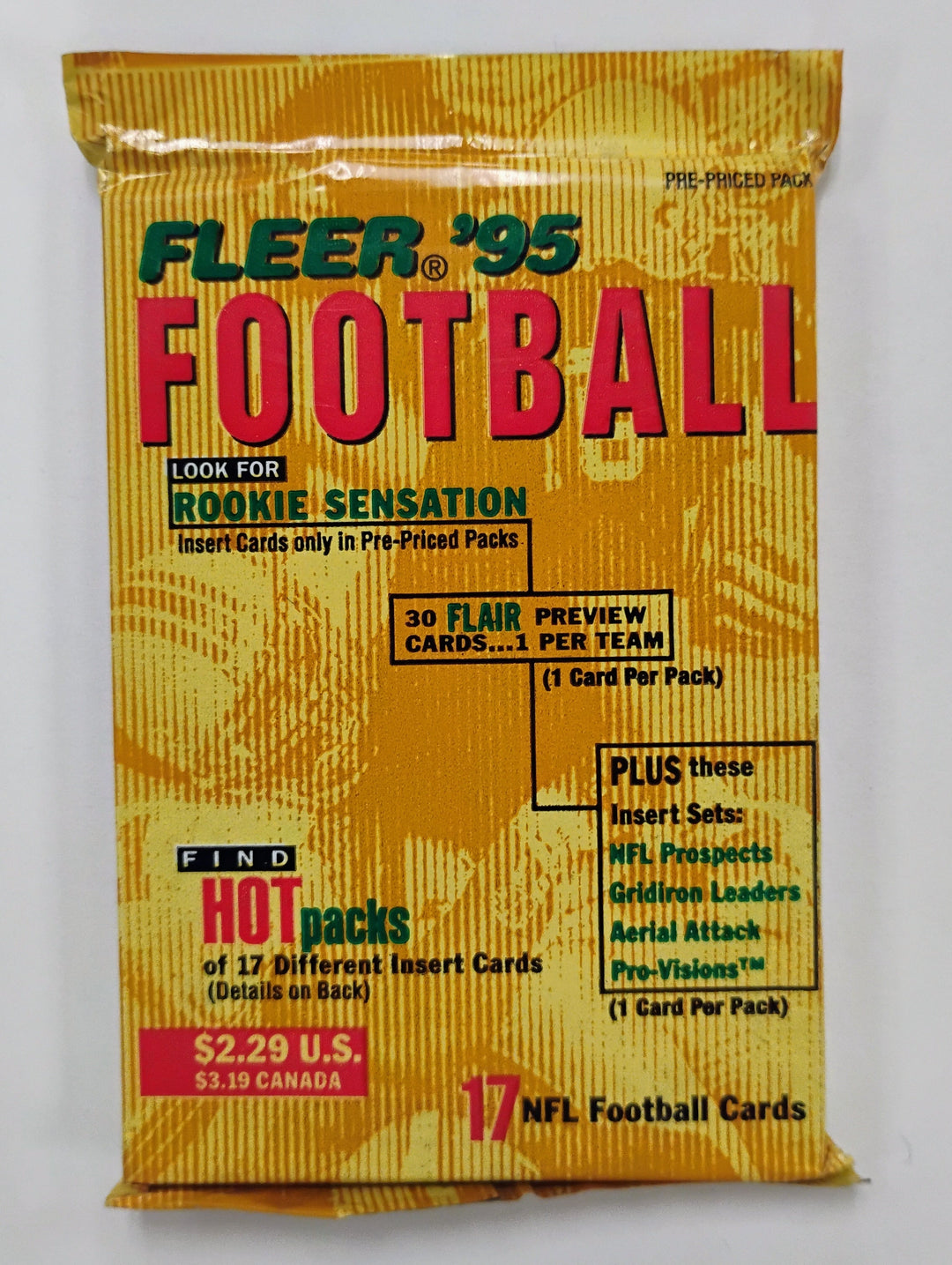 1995 Fleer Football Sealed Pack