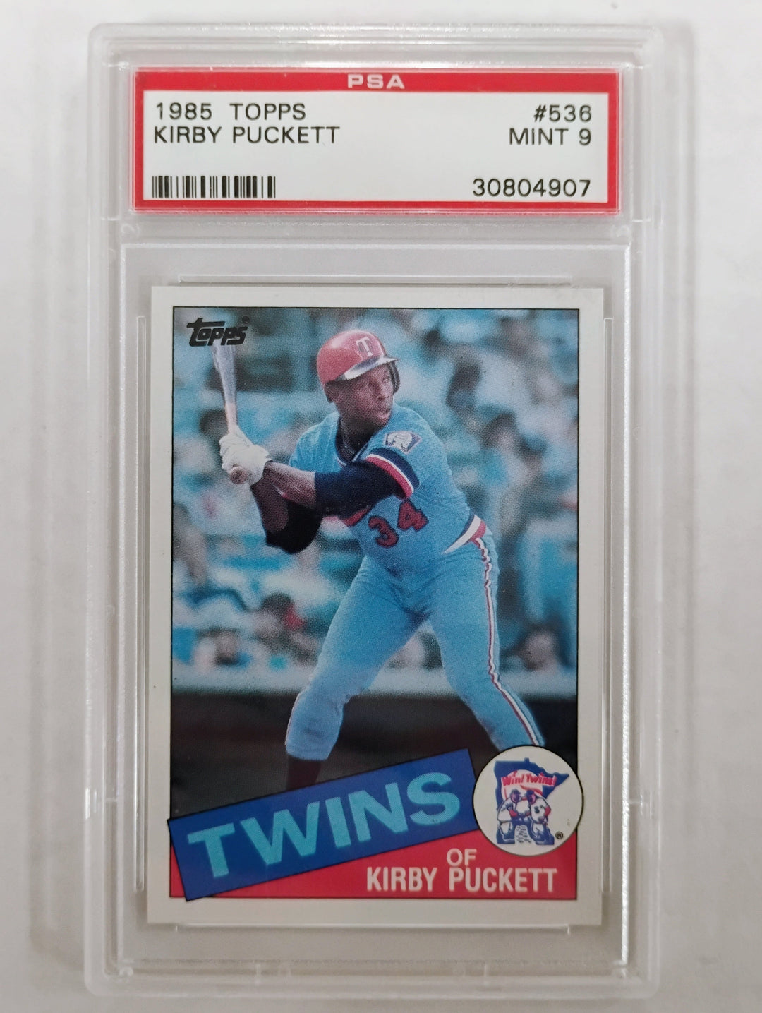 1985 Topps Baseball Kirby Puckett #536 PSA Mint 9