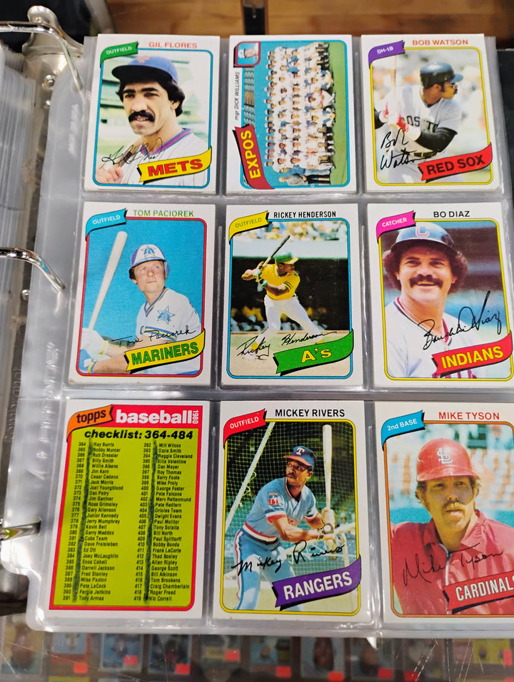 1980 Topps MLB Topps Complete Set