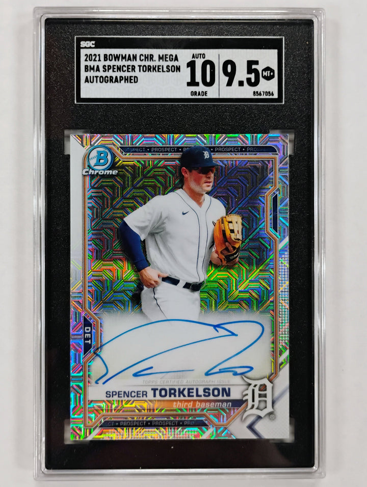 2021 Bowman Chrome MEGA BMA Spencer Torkelson #BMA-ST SGC AUTO 10 /9.5 MT