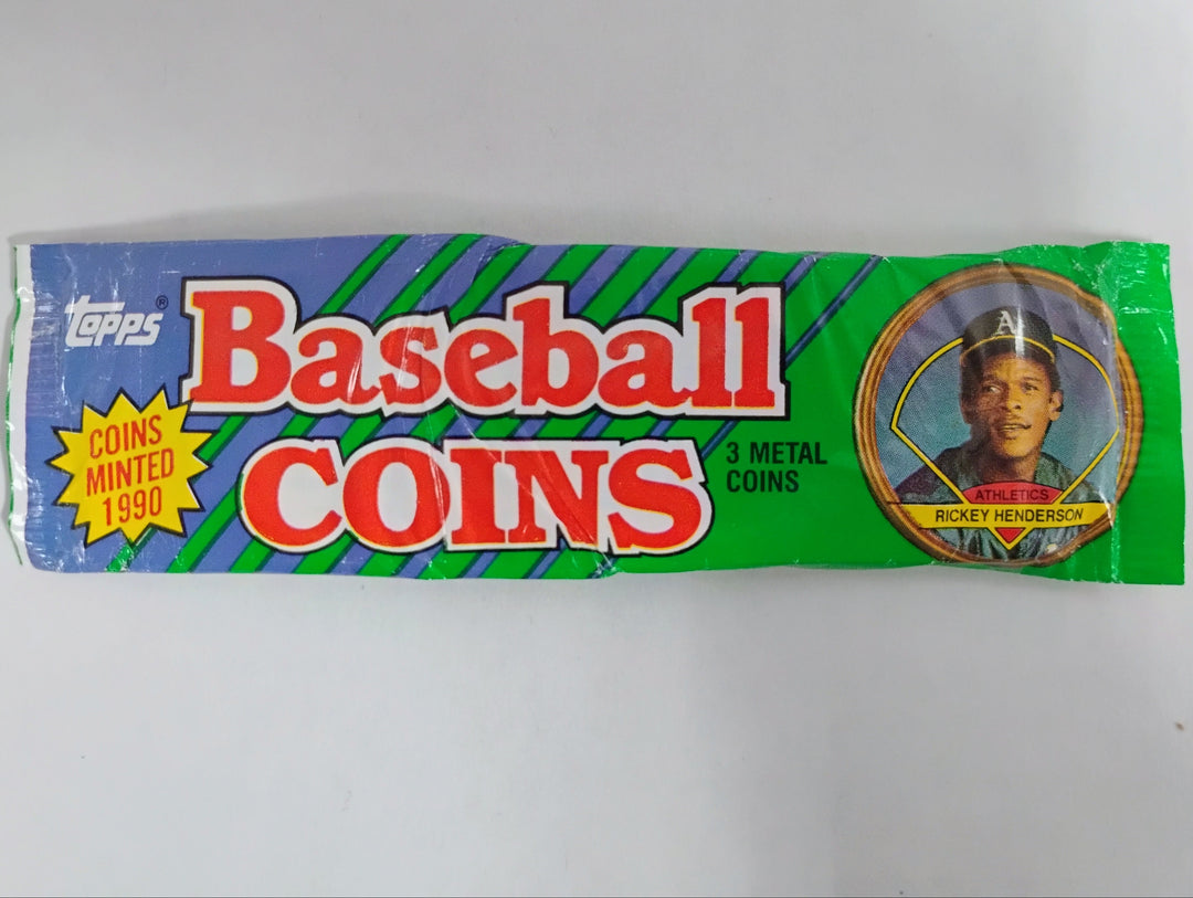 1990 Topps Baseball Coins 3PK