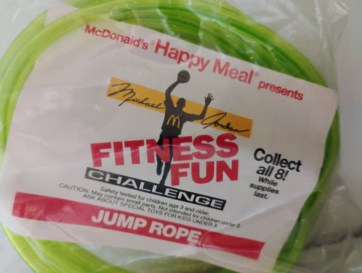 1991 Mcdonalds Michael Jordan Fitness Fun Jump Rope Sealed