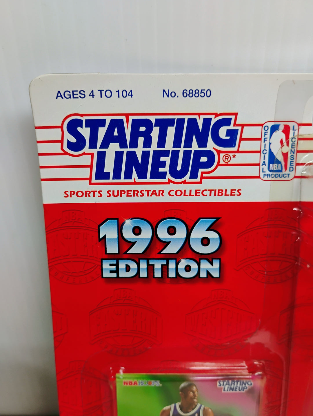 1996 Starting Lineup Kevin Garnett NBA Hoops Rookie Card