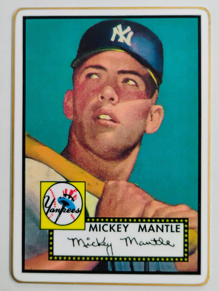 1952 Topps Baseball Mickey Mantle R&N Porcelain Limited Edition