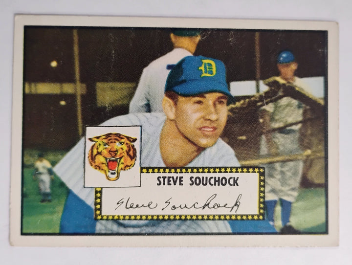 1952 Topps Baseball Steve Souchock #234 Red Back