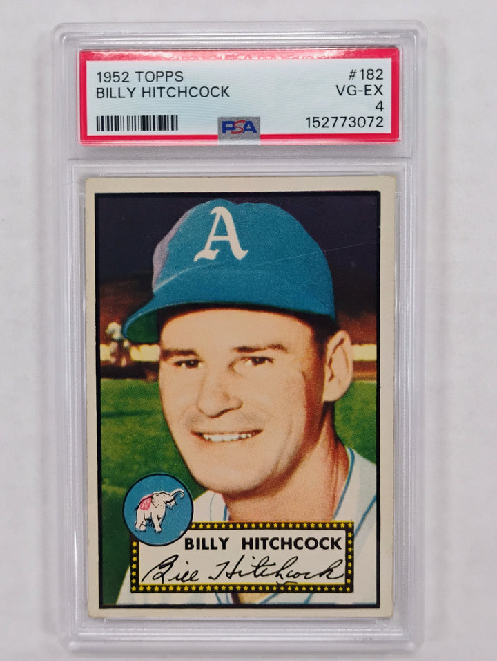 1952 Topps Baseball Billy Hitchcock #182 PSA 4 VG-EX