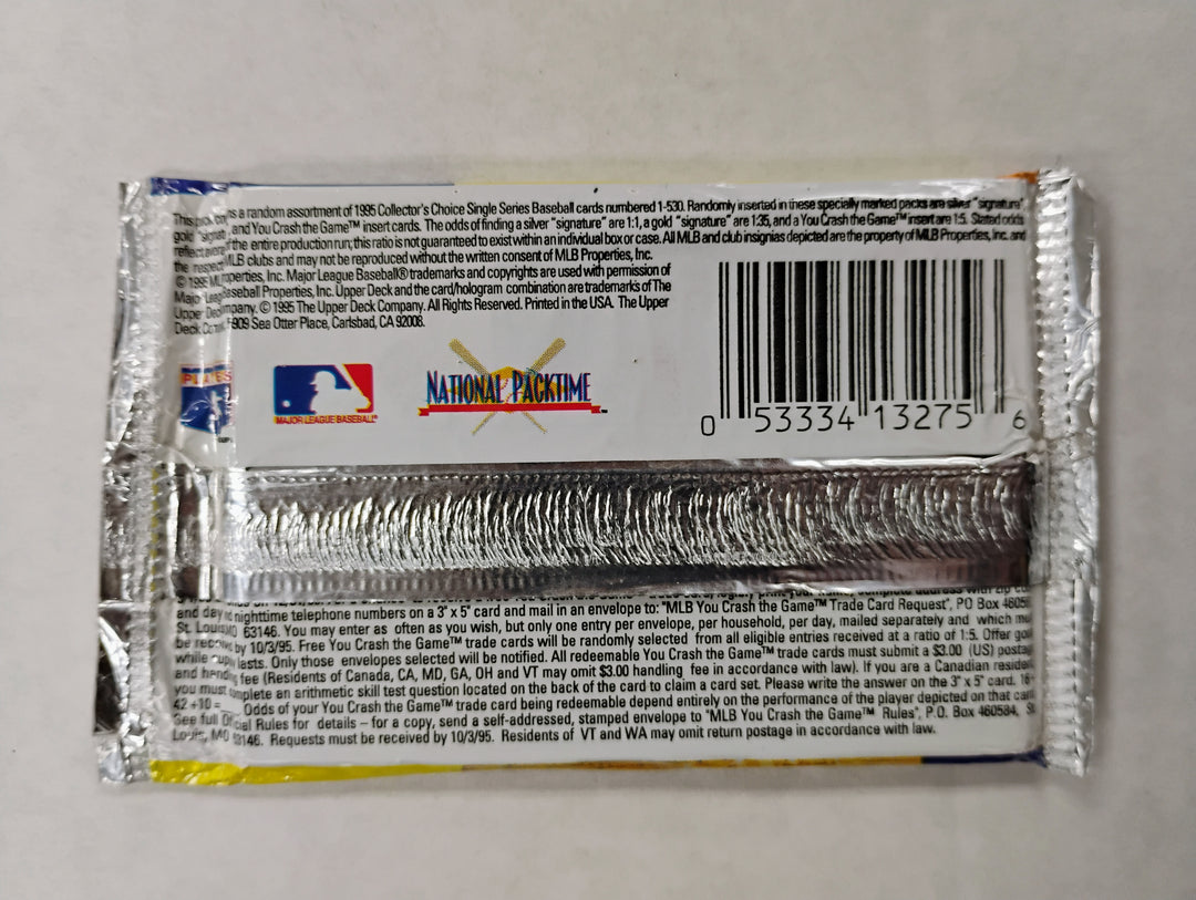 1995 Collector's Choice MLB Sealed Pack