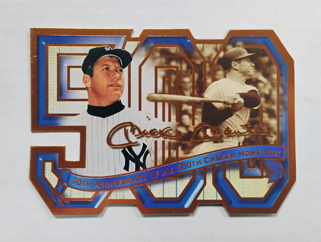 1997 Score Board Mickey Mantle #MM1 500th Home Run Copper