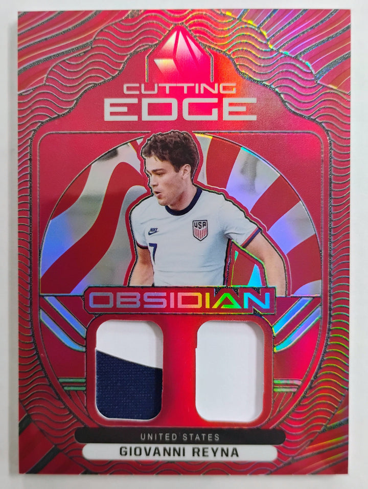 2021-22 Panini Obsidian Soccer Giovanni Reyna #CE-REY Cutting Edge 1/8