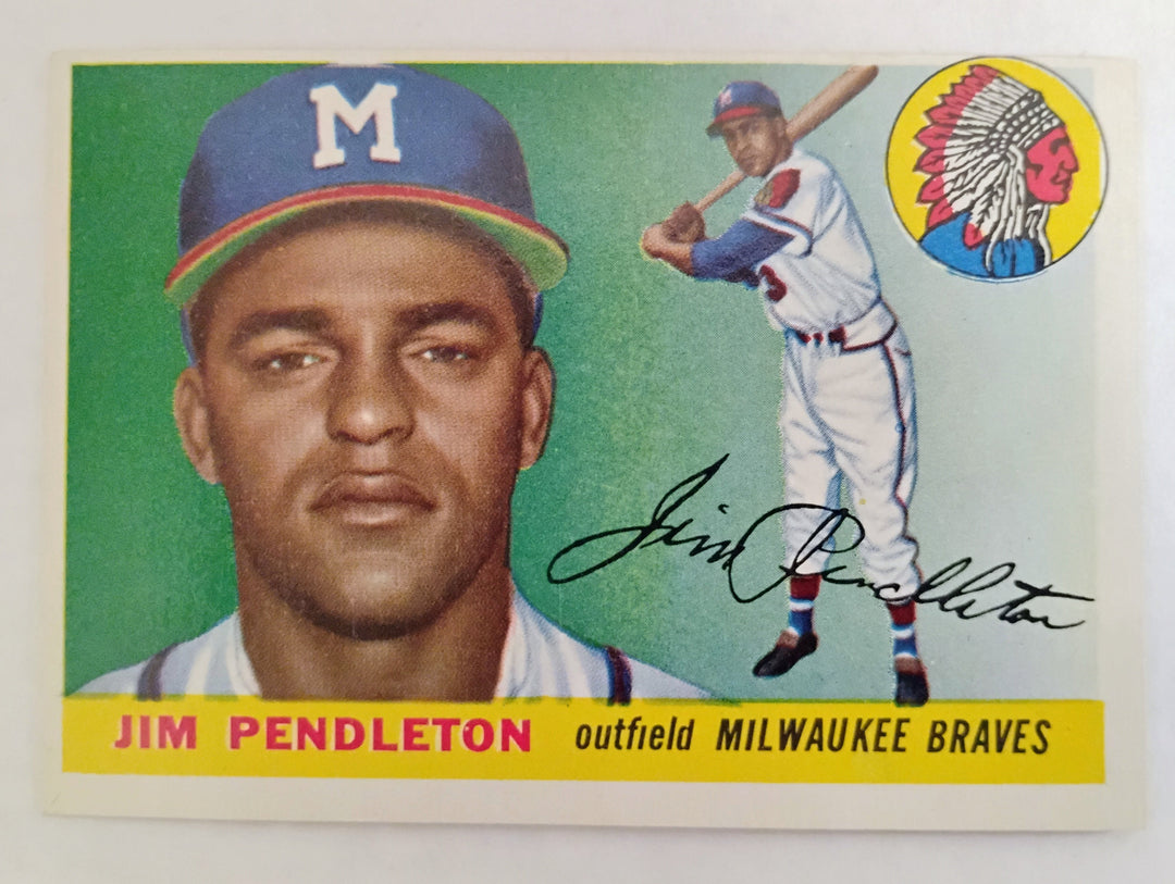 1955 Topps Baseball Jim Pendleton #15 EX/NM/Mint