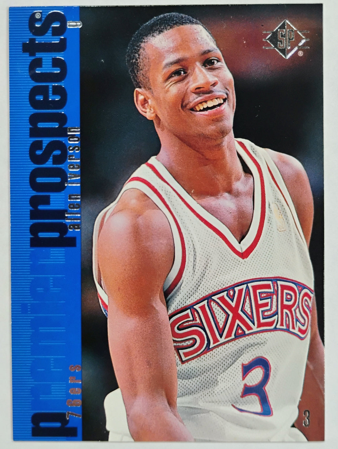 1995-96 Upper Deck SP Basketball Allen Iverson RC #141 Premier Prospects