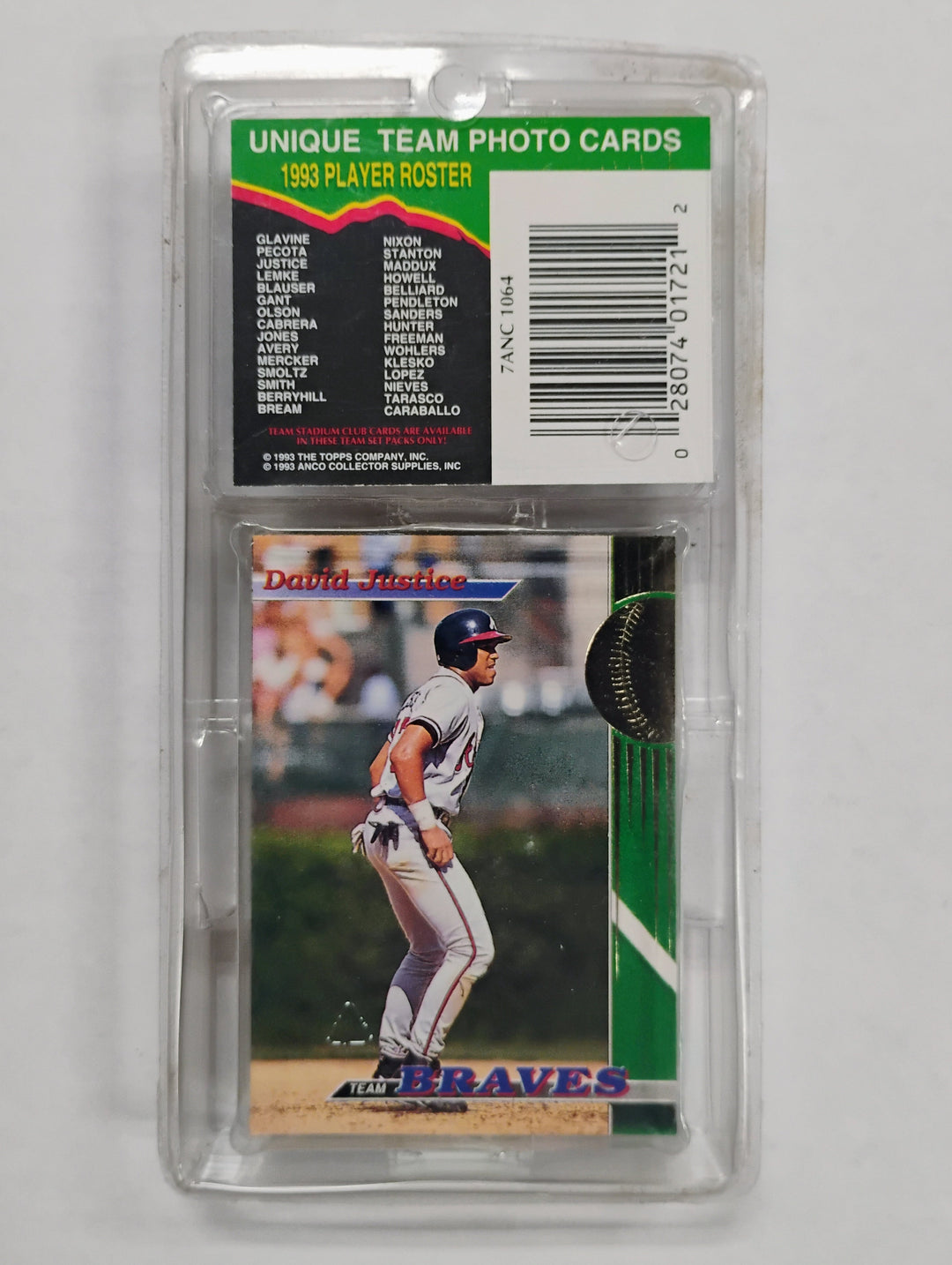 1993 Stadium Club Baseball Atlanta Braves Team Set