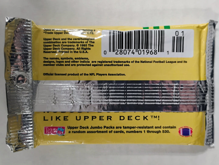 1993 Upper Deck Football Jumbo Pack